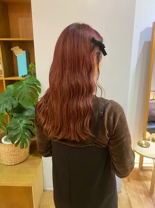セミロング 大人可愛い♡コテ巻き パーマ🌼杉田 萌恵のヘアスタイル