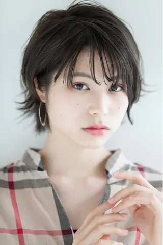 ショート カラー パーマ 加藤 茂之のヘアスタイル