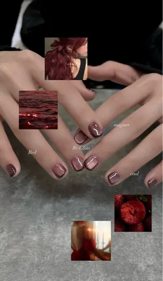 ネイル 佐々木 南々美のネイルデザイン