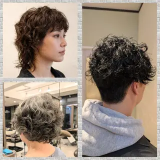 パーマ 吉田  彩／大人 艶髪 ／ヘッドスパのヘアスタイル