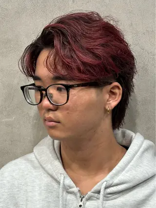 カラー メンズ 💀EDEN聖矢/ ブリーチ"骨格補正"のヘアスタイル