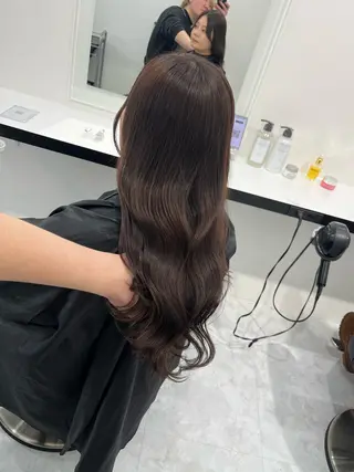 セミロング カラー トレンドレイヤー No.1/KOHEIのヘアスタイル