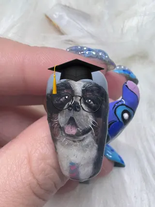 ネイル 痛ネイル 長さ出し/パラジェルのネイルデザイン