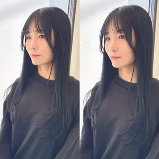 セミロング 森 隆秀/韓国ヘアのヘアスタイル