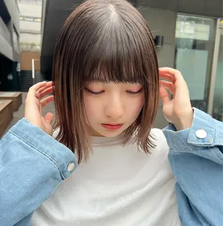 ショート 🎧パーソナルケア/ 透明感カラー/ミユのヘアスタイル