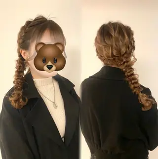 ロング ヘアアレンジ 末吉 帆華 AMELY呉服町店のヘアスタイル