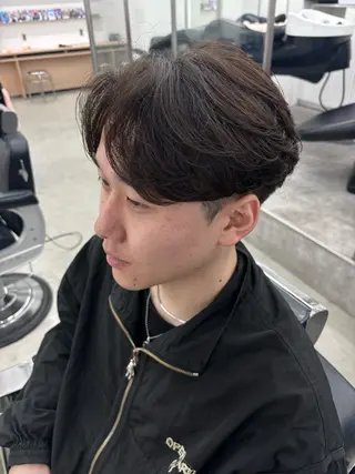 パーマ メンズ 土岐 仁/メンズ専門 パーマ特化美容師🔥のヘアスタイル