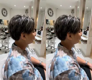 ショート カラー メンズ 【20時〜22時】 KENのヘアスタイル