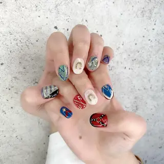 ショート カラー パーマ ヘアアレンジ メンズ キッズ ネイル マツエク・マツパ Salon Ｋのネイルデザイン