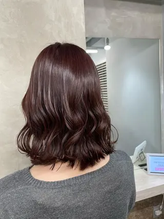 ミディアム 韓国レイヤー🇰🇷 美髪縮毛矯正🫧拓海のヘアスタイル