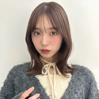 ミディアム 🌸透明感/レイヤー / 栗林 彩🌸のヘアスタイル