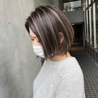 ショート 海外風レイヤーカット 👑店長 平松 由のヘアスタイル