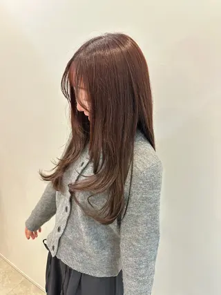 ロング カラー レイヤー/ナチュラル 💐nao.のヘアスタイル