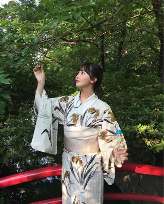 韓国レイヤー 🎀ダブルカラーのヘアスタイル