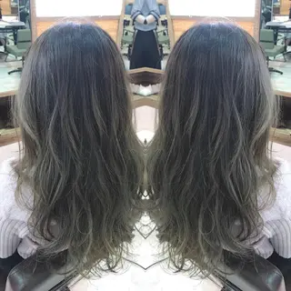 ロング カラー 青木 茂樹⭐️ 透明感カラーのヘアスタイル