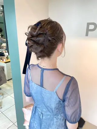 ロング ヘアアレンジ ヘアセット ✴︎Mai✴︎銀座のヘアスタイル