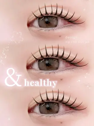 マツエク・マツパ mimi.🎀 kira🎀谷四のマツエク・マツパデザイン