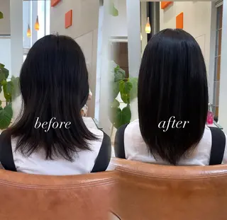 ミディアム 韓国ガーリーヘア🎀 ／𝐦𝐨𝐞のヘアスタイル