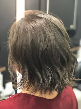 ミディアム 高橋 陸のヘアスタイル