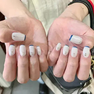 ネイル By moonネイル 🌷ワンホン/韓国風のネイルデザイン