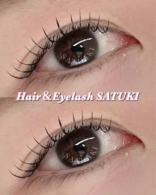 マツエク・マツパ Hair＆Eyelash SATUKI所属・永柳 香織のマツエク・マツパデザイン