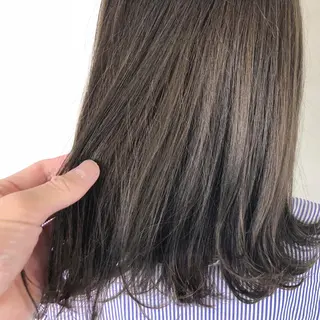 ミディアム カラー カラーモデル募集中 美容室ハピスのヘアスタイル