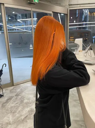ミディアム 福山 晴香のヘアスタイル