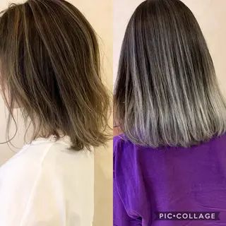 ミディアム Lit.豊橋 夏目のヘアスタイル