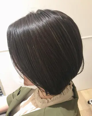 セミロング 🥛洒落髪小顔cut なら龍崎🥛のヘアスタイル