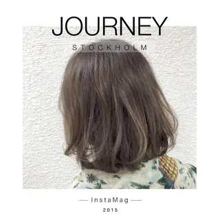 ミディアム セミロング カラー Lyhair🦊🎀 AKIのヘアスタイル