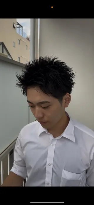 ショート 🔥フェザーパーマ 特化🔥勇斗のヘアスタイル