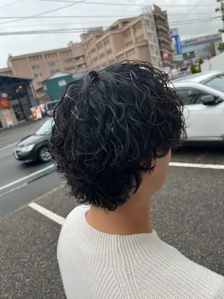 ミディアム パーマ メンズ パーマが得意な【最高 悠斗】のヘアスタイル