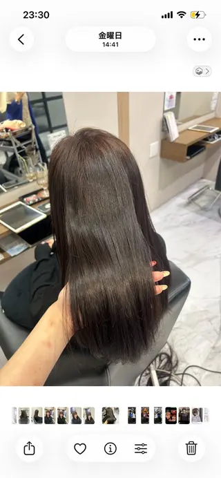 ロング カラー 佐藤里菜🎀 /モデル募集してますのヘアスタイル