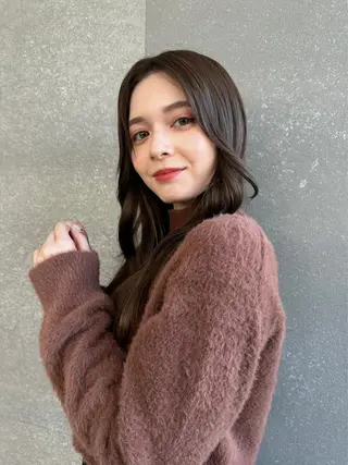 カラー 🌟透明感カラー× 小顔カット いっせいのヘアスタイル