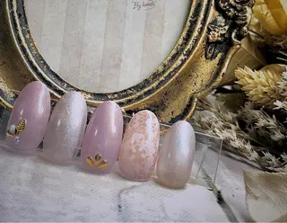 ミディアム めぐみのネイルサロン スタッフ練習のネイルデザイン