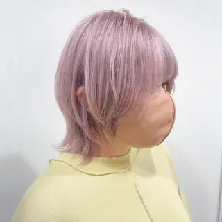 ショート ハイトーンカラー🌈 メンズパーマ鈴木康平のヘアスタイル
