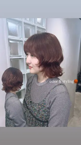 ミディアム カラー ☆ HARUKA ☆のヘアスタイル