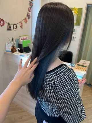 ロング カラー ヘアアレンジ like みやびのヘアスタイル