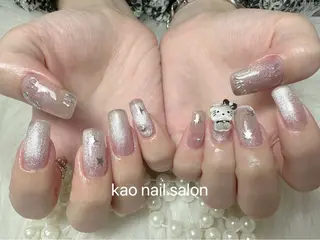 ネイル kao パラジェル スカルプ/長さだしのネイルデザイン