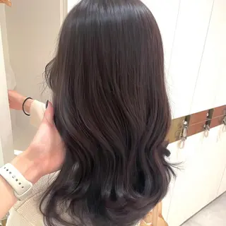 ロング カラー ヘアアレンジ 🤎小顔レイヤー /ベージュ🤎友香のヘアスタイル