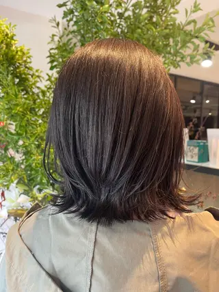 ミディアム 𝓜𝓮𝓛𝓲𝓟 冨樫果楠のヘアスタイル