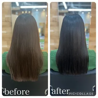 ロング Aguhair milo森山知幸のヘアスタイル