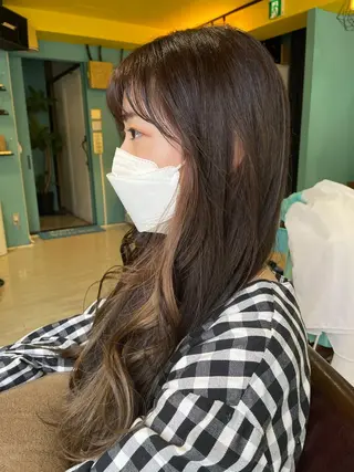 ロング 末石 智のヘアスタイル