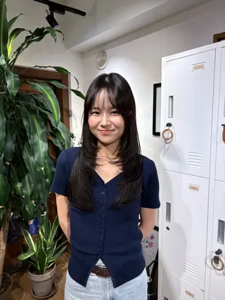 ロング レイヤー透明感カラー /gima🌱のヘアスタイル