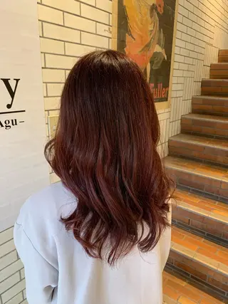 ロング 大橋 心のヘアスタイル
