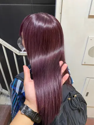 ロング カラー レイヤーカット/ 縮毛矯正🇰🇷早坂のヘアスタイル