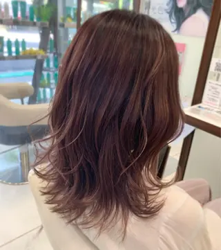 セミロング カラー miiro 長津田 髪質改善 フジムラのヘアスタイル