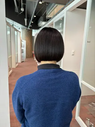 ショート マンツーマン 縮毛矯正/マユコのヘアスタイル