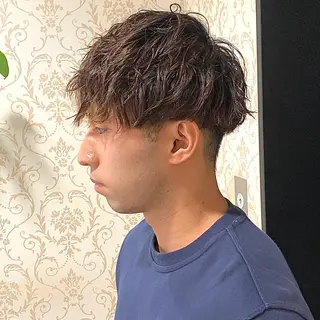 ショート パーマ メンズ メンズパーマ&メンズ 縮毛矯正/平野/渋谷のヘアスタイル
