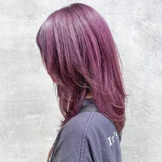 セミロング カラー ヘアアレンジ 【ダメージレス施術】 【透明感】北村 拓也のヘアスタイル